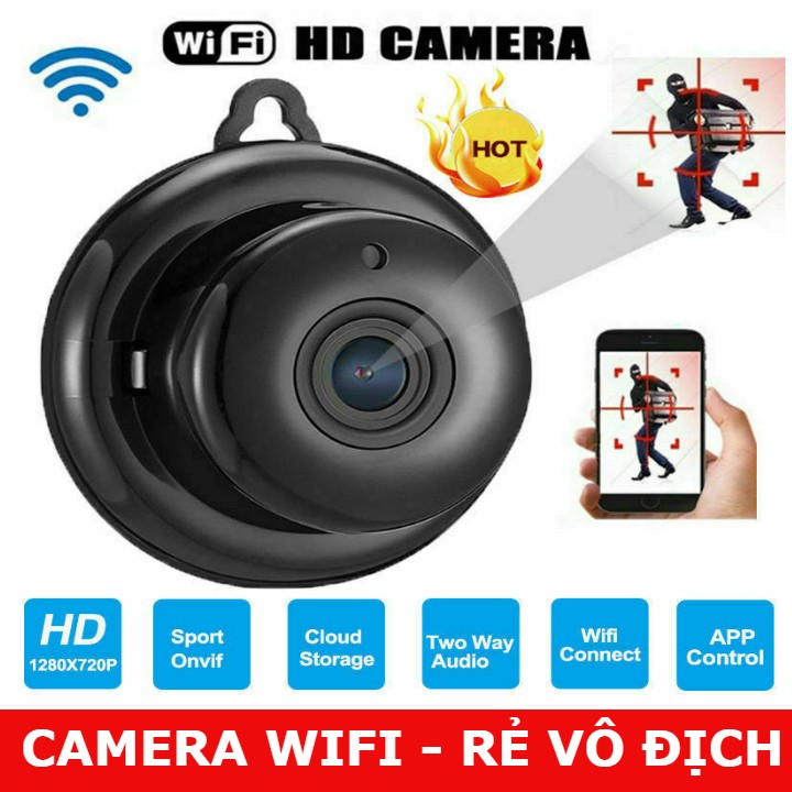 Camera wifi siêu nhỏ v380 1080p wifi không dây hd quan sát ban đêm ir camera an ninh gia đình quan sát từ xa trên điện thoại