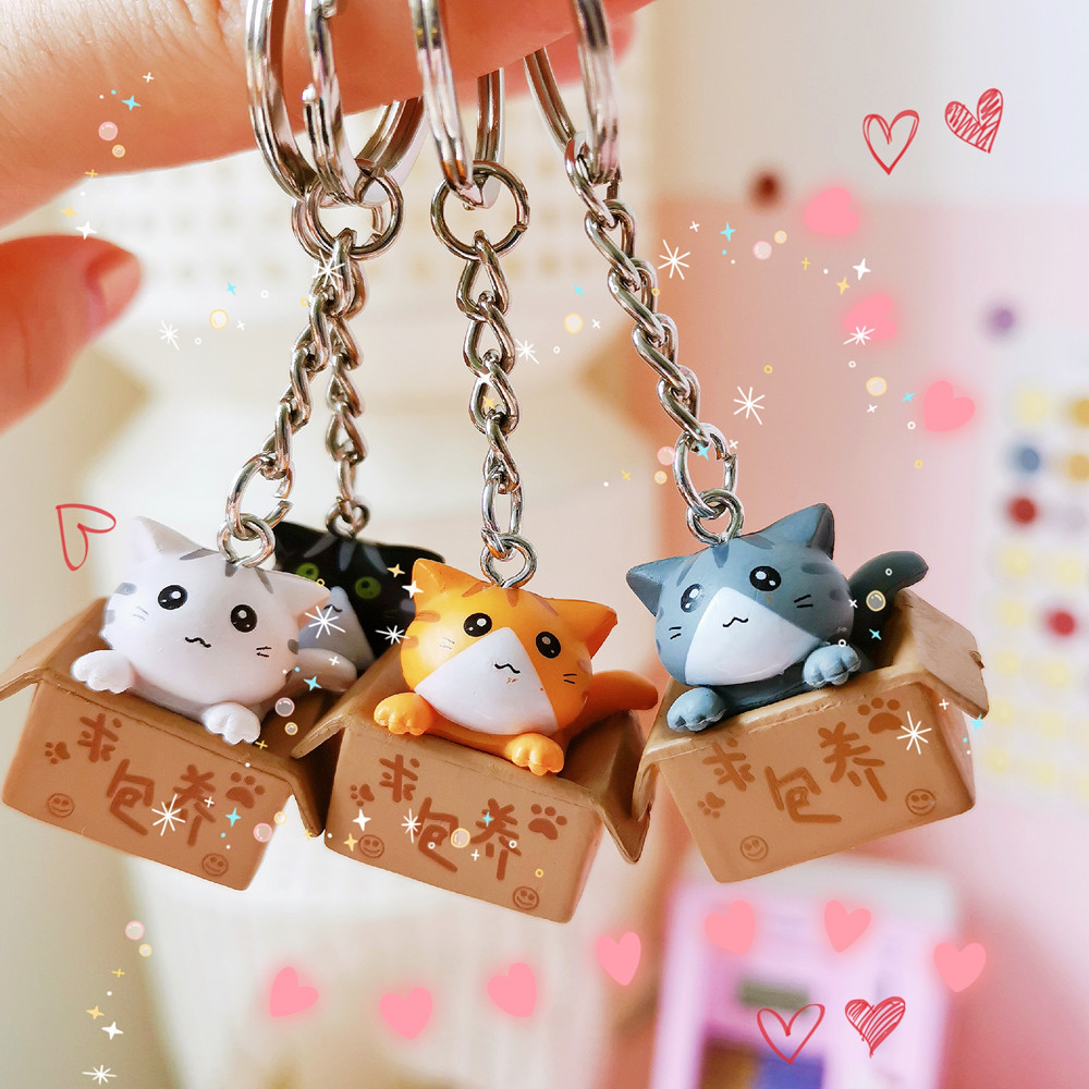 Móc Khóa Dễ Thương Chú Mèo Nhật Bản Siêu Cute Cực Xinh Xắn