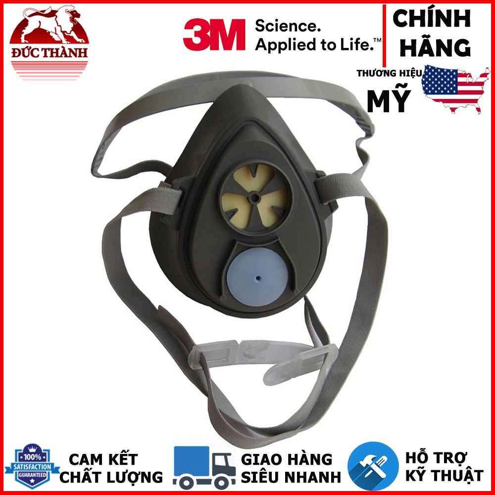 Bộ mặt nạ nửa mặt 1 phin lọc 3m 3100 và phin lọc hữu cơ phòng độc 3m 3301k-155