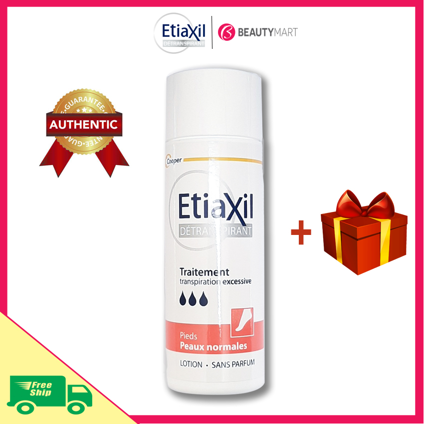 [Freeship+Tặng quà] Lotion khử mùi hôi chân cho da thường Etiaxil màu đỏ chính hãng Pháp - BeautyMart