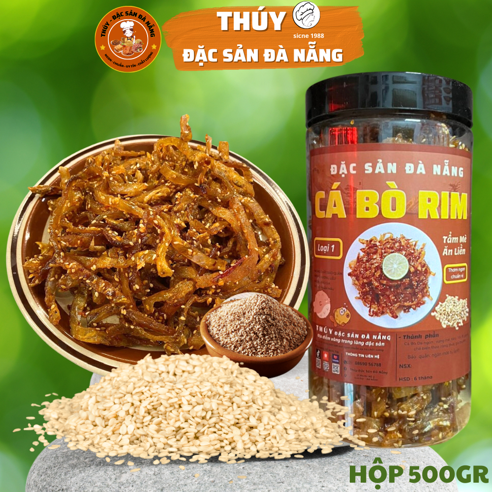 Cá Bò Rim Đặc Sản Đà Nẵng Hộp 500gr Chuẩn Vị Làm Quà Ngon Thúy Đặc Sản Đà Nẵng