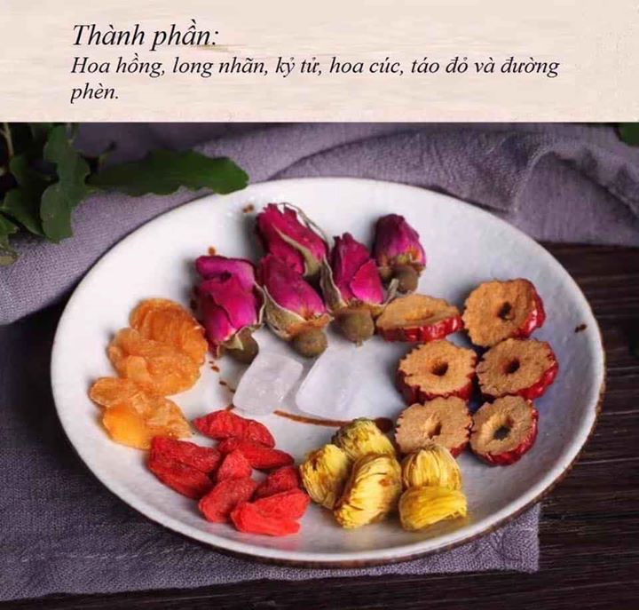 Combo 5 gói trà dưỡng nhan đẹp da, sáng mắt, chống lão hóa