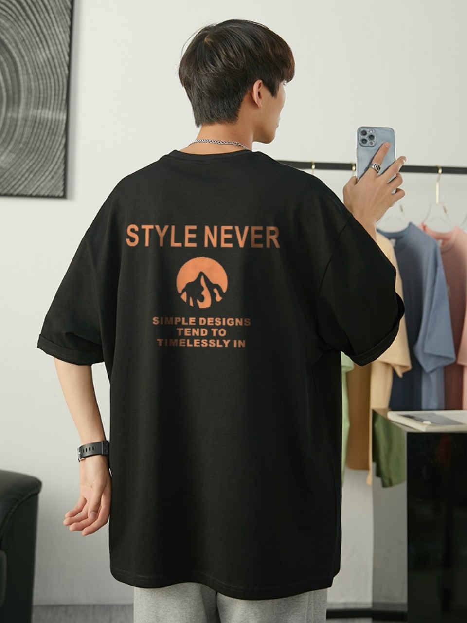 Áo thun stee style never unisex