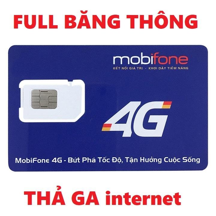 FREESHIP - CHƯA KÍCH HOẠT. SIM 4G MOBI ED60 FULL KHÔNG GIỚI HẠN DATA CHỈ 50K/THÁNG - FULL DATA CĂNG ĐÉT