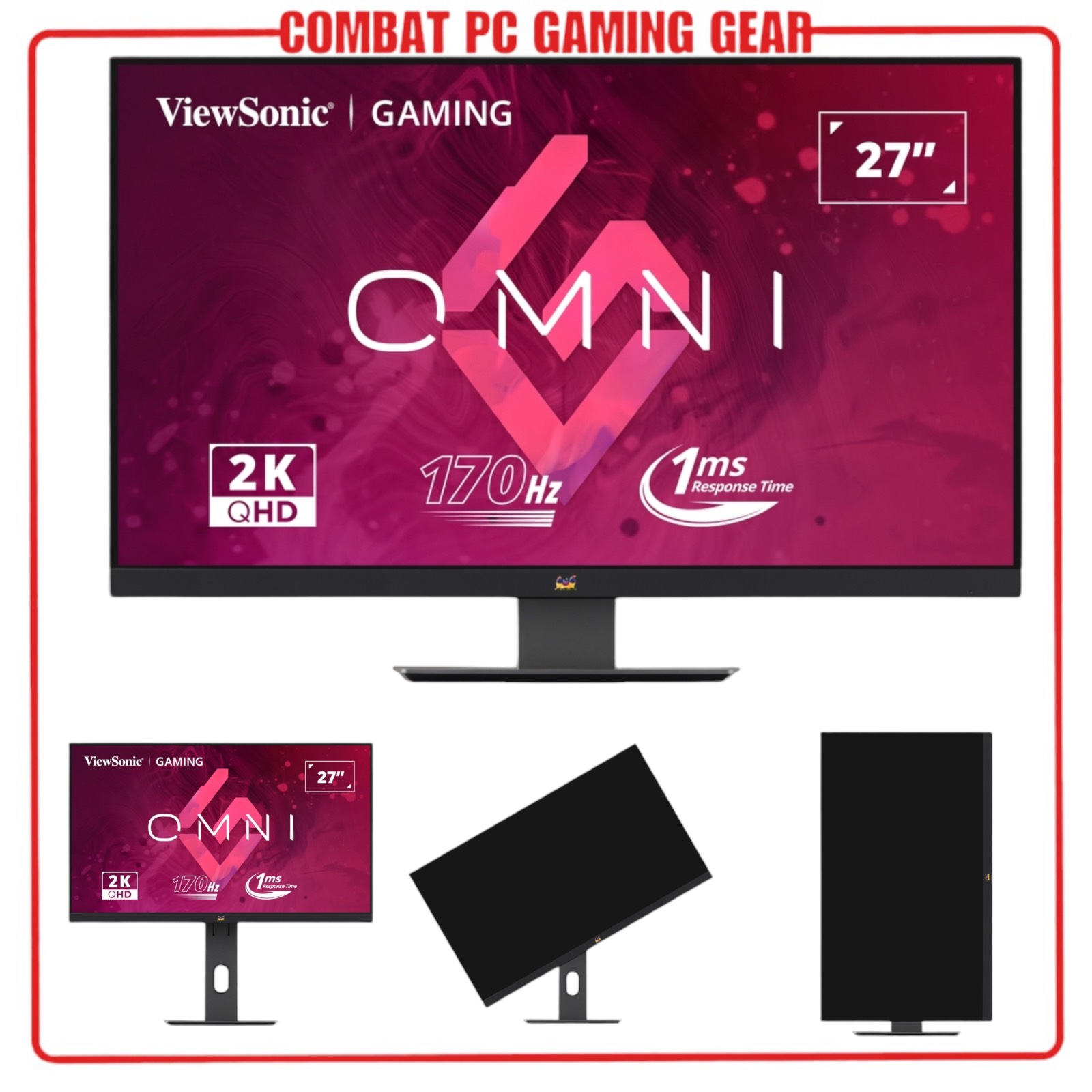Màn hình viewsonic vx2758a-2k-pro-2 27"/2k/ips/170hz/1ms - hàng chính hãng bảo hành 36 tháng