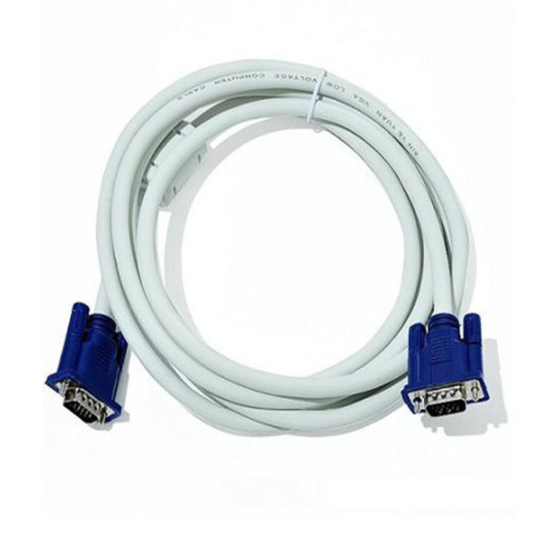 Dây tín hiệu màn hình cổng vga chuẩn 3+4 có các cỡ dài: 3m; 5m; 10m