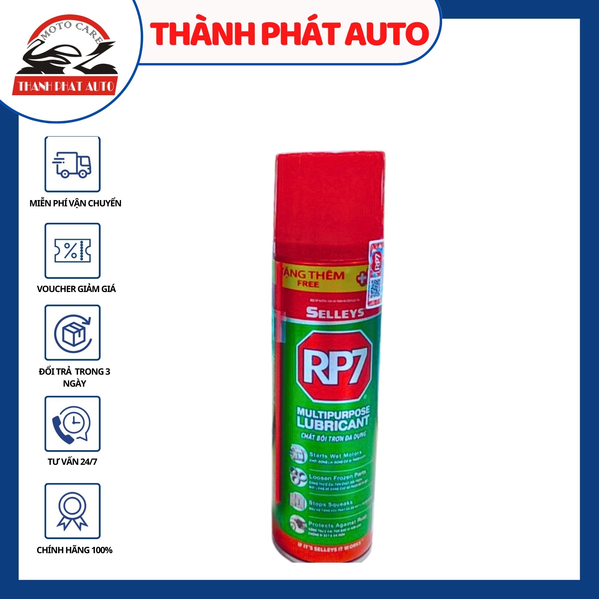 Chai xịt chống rỉ sét Selleys RP7 150g