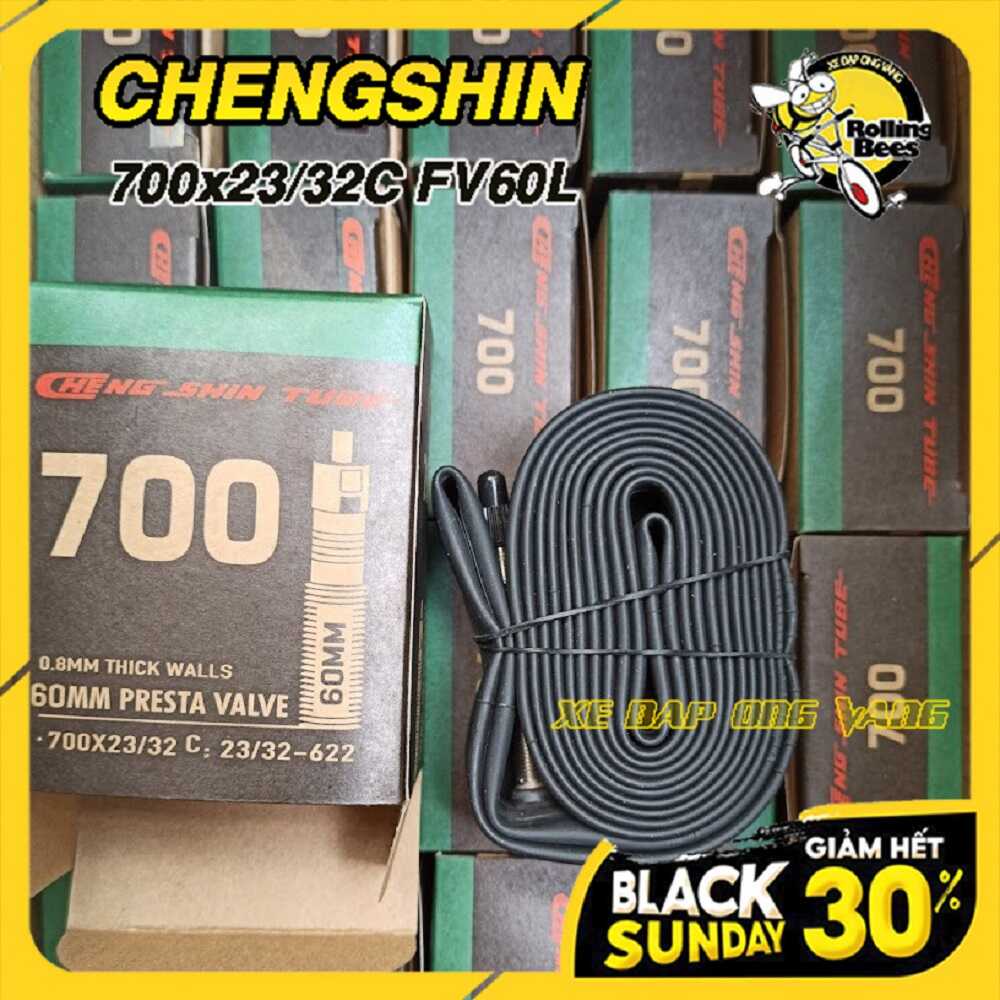 Ruột 700x23/32c cho xe đạp đua, chính hãng chengshin việt nam fullbox