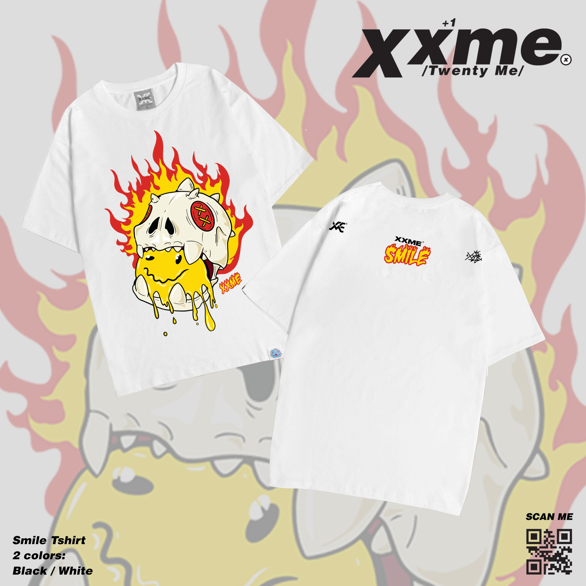 XXME CHÍNH HÃNG - Áo thun SMILE X-RAY RAWR