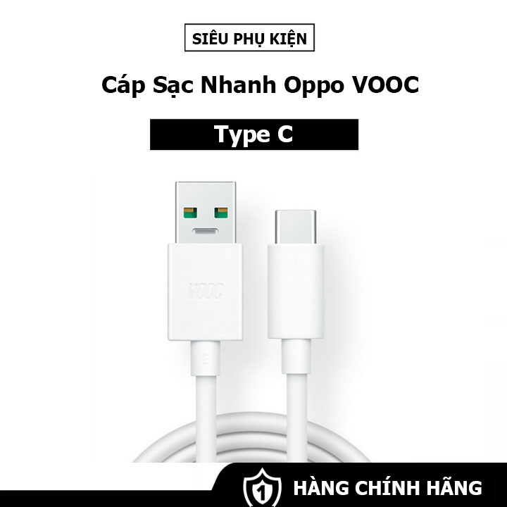Cáp sạc nhanh vooc dành cho realme xt - cáp type c 1m