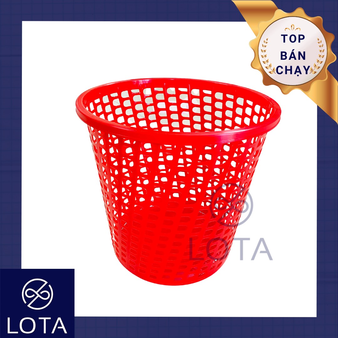 SỌT NHỰA TRÒN CỠ TRUNG rổ nhựa chứa đồ đựng rác văn phòng để bàn làm việc tiện lợi thùng rác mini loại tốt giá rẻ giỏ chứa đồ tiện dụng Tân Lập Thành