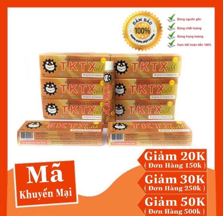Combo 5 típ kem ủ tê tktx gold 38% xăm hình