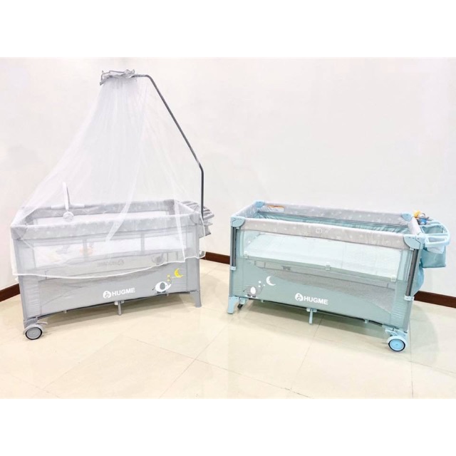 Cũi Vải Hugme Siêu Đẹp  Siêu Tiện Lợi Cho Bé Yêu