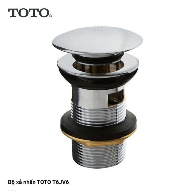 Bộ xả nhấn toto t6jv6 chính hãng bảo hành 2 năm
