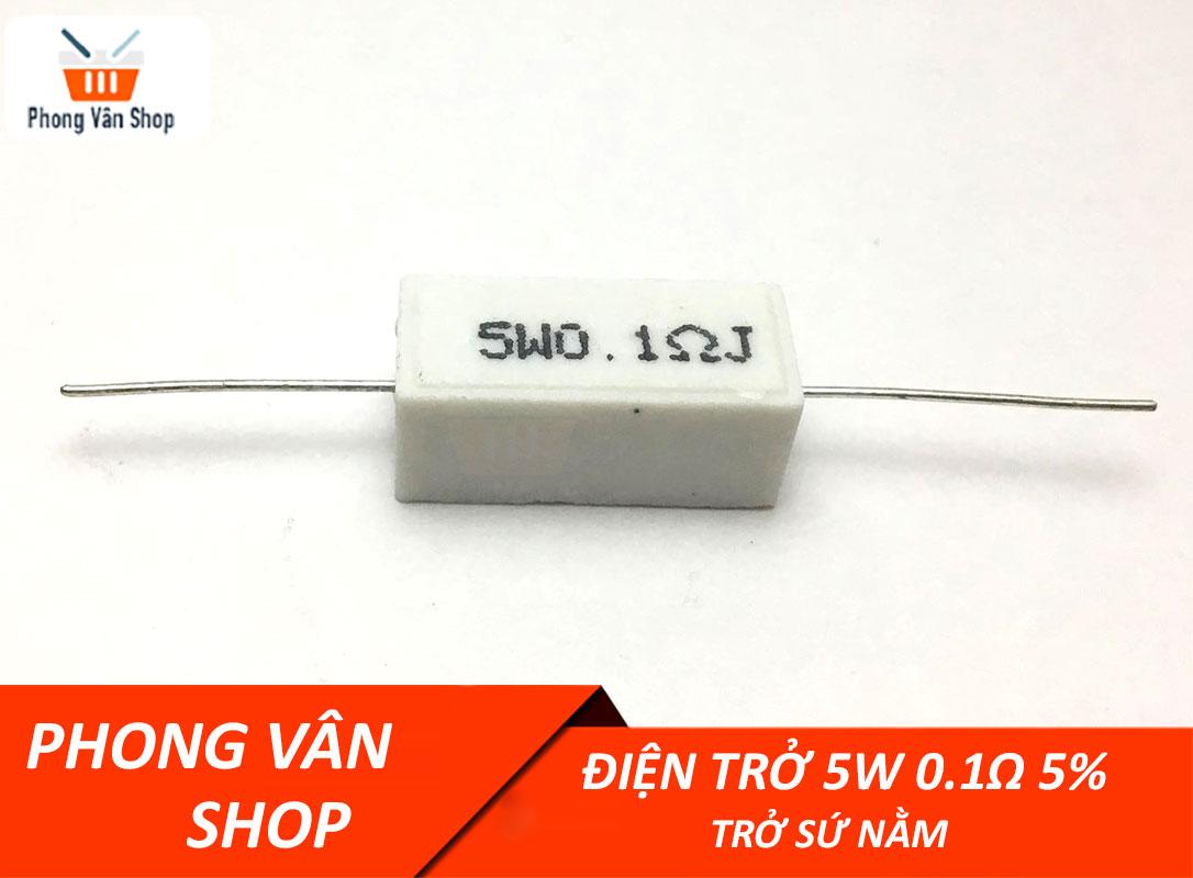 4 điện trở sứ 5w 0.1ohm