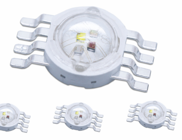Led 4in1 led 4w wrgb 12w wrgb led 8 chân