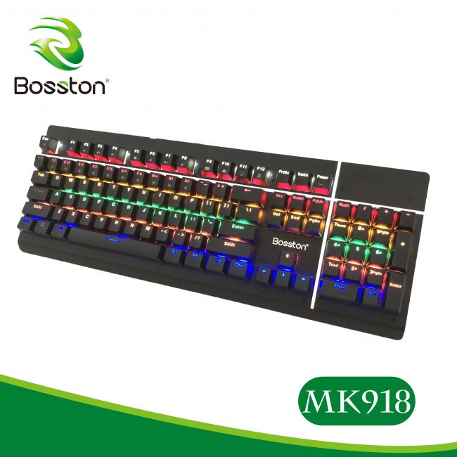 Bàn phím máy tính bosston mk918 - phím cơ