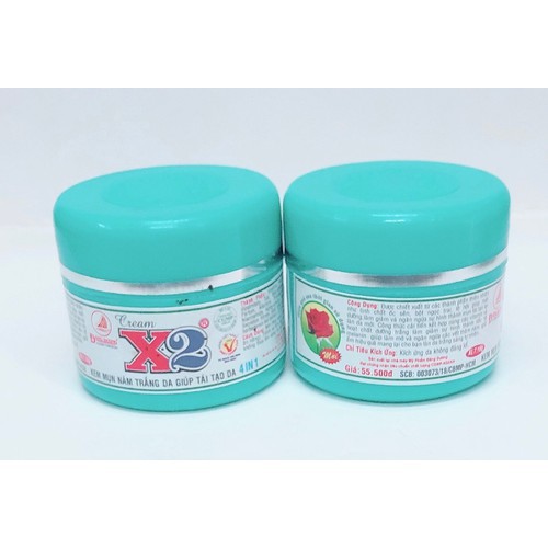 Kem X2 Mụn Nám Trắng Da 4 In 1