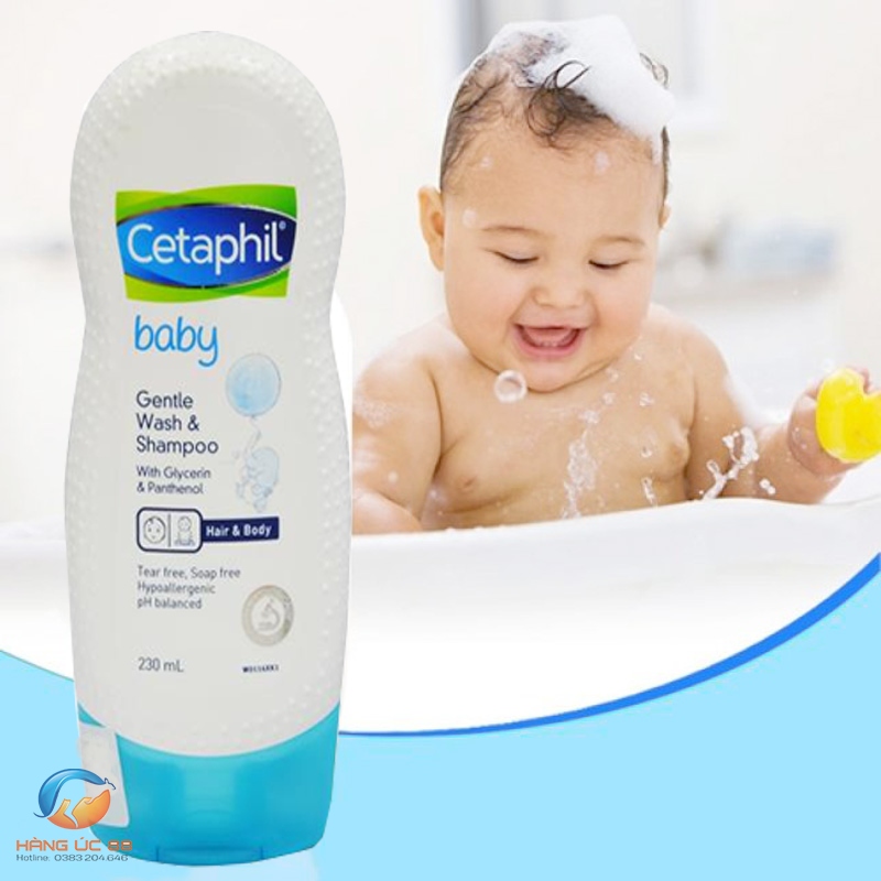 Sữa tắm gội cho bé Cetaphil baby 200ml