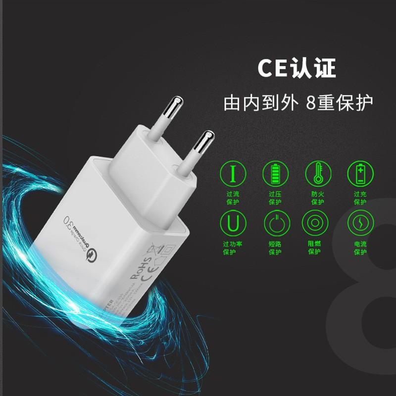 Củ sạc nhanh 3.0 quick charge - 18 tháng bảo hành