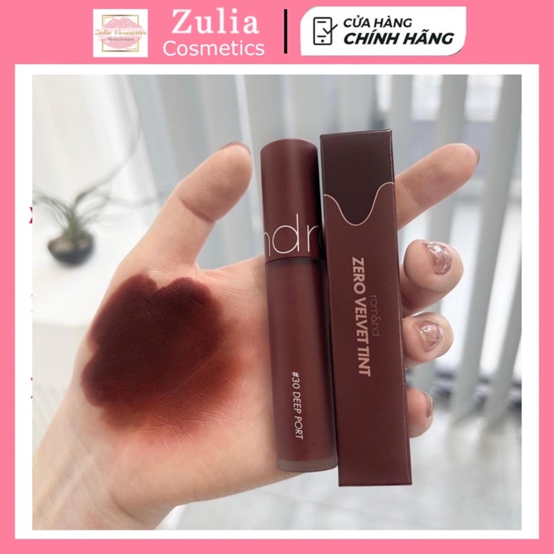 Son Kem Lỳ Romand Zero Velvet Tint 2022 Vintage