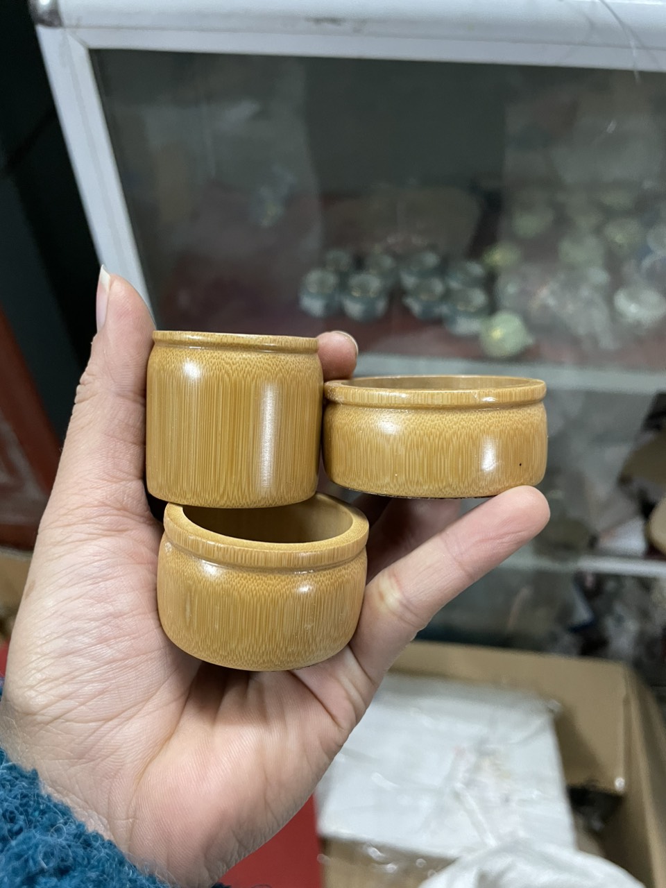 Cóng chim hút mật, ốc mít, khuyên yến, chất liệu tre già, bộ 3 cóng, cóng hút mật, cóng chim