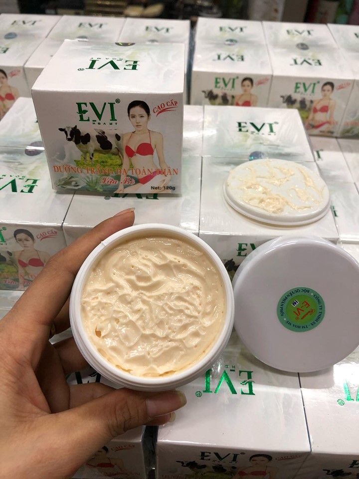 KEM EVI DƯỠNG BODY TRẮNG DA 120G