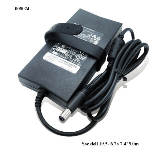 Sạc dell 19.5- 6.7a 7.4*5.0m chân kim to ZIN (130w)