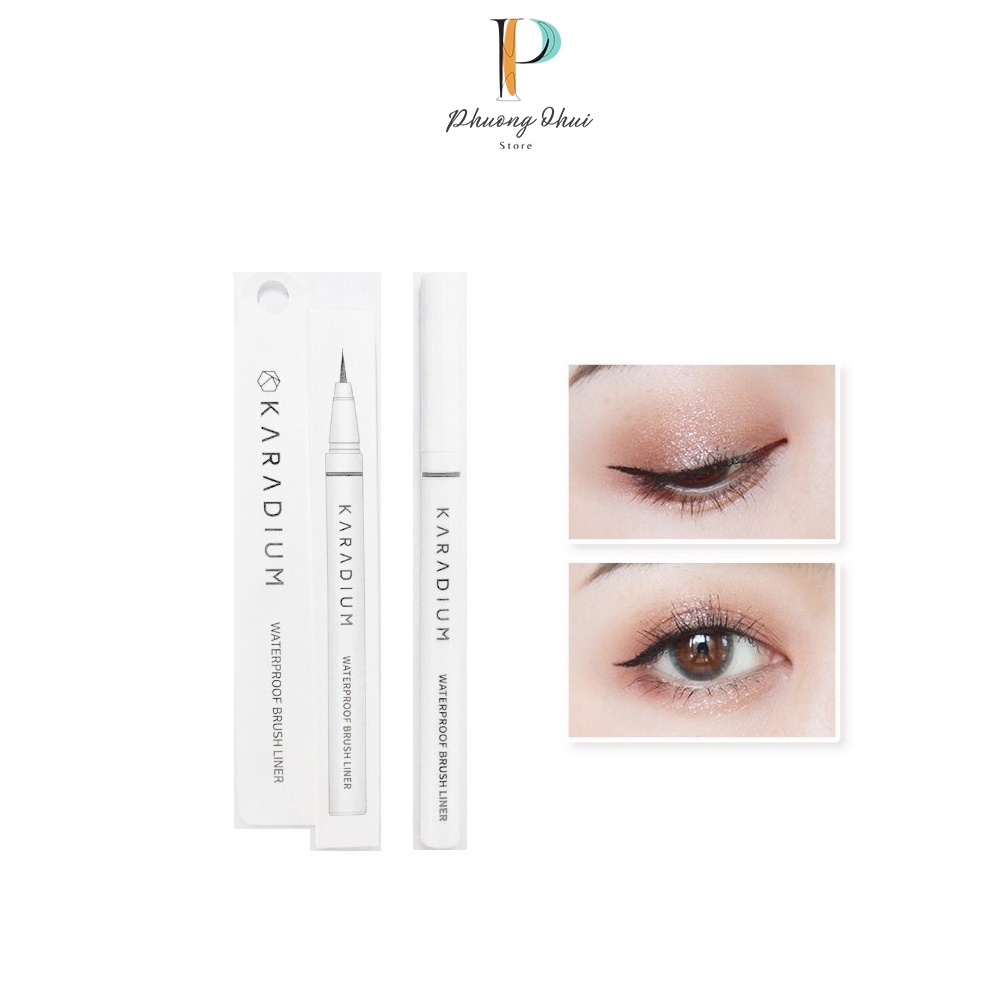 Bút Kẻ Mắt Nước Không Trôi Karadium Waterproof Brush Liner