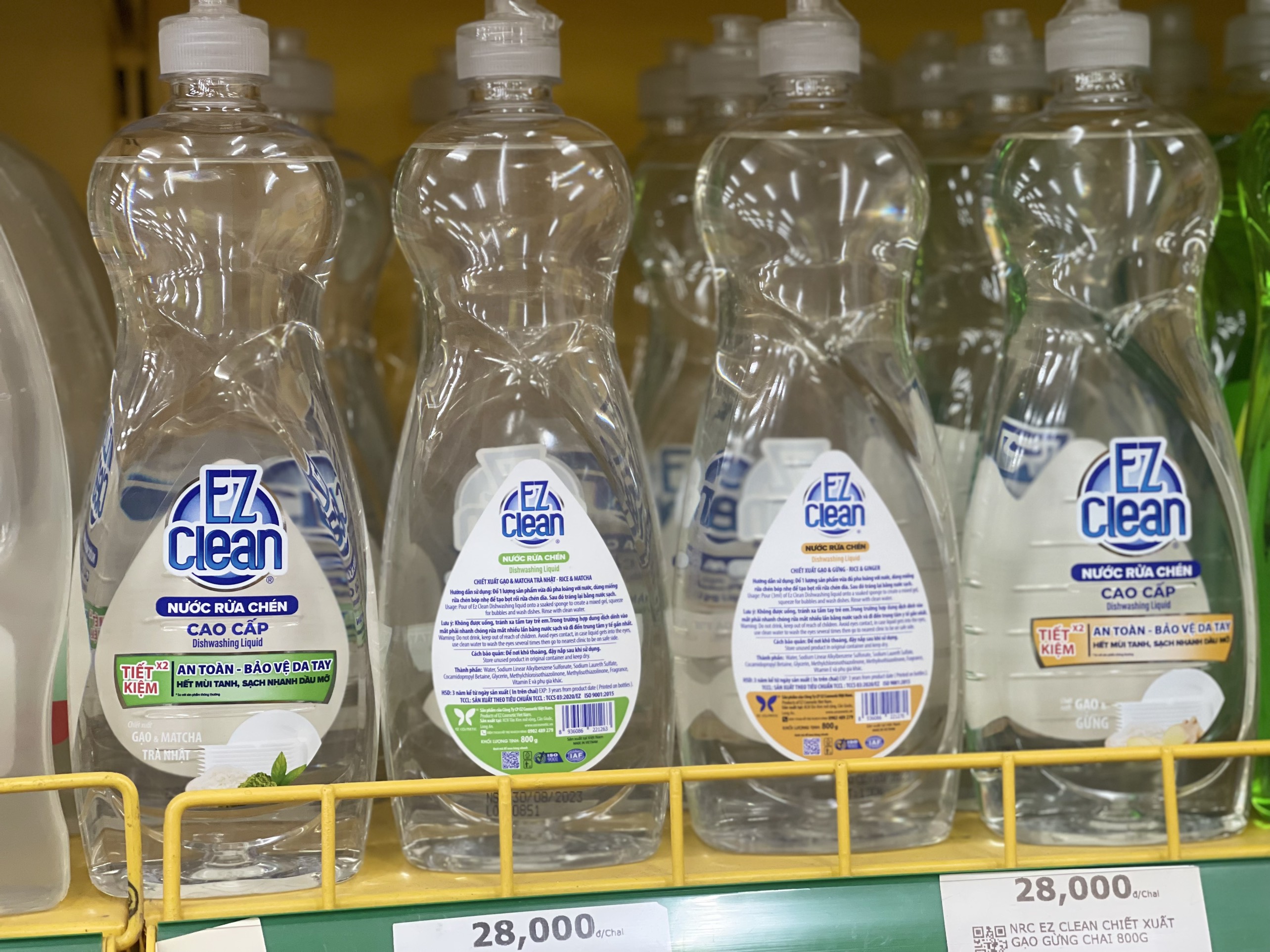 Nước rửa chén sinh học ez 800g