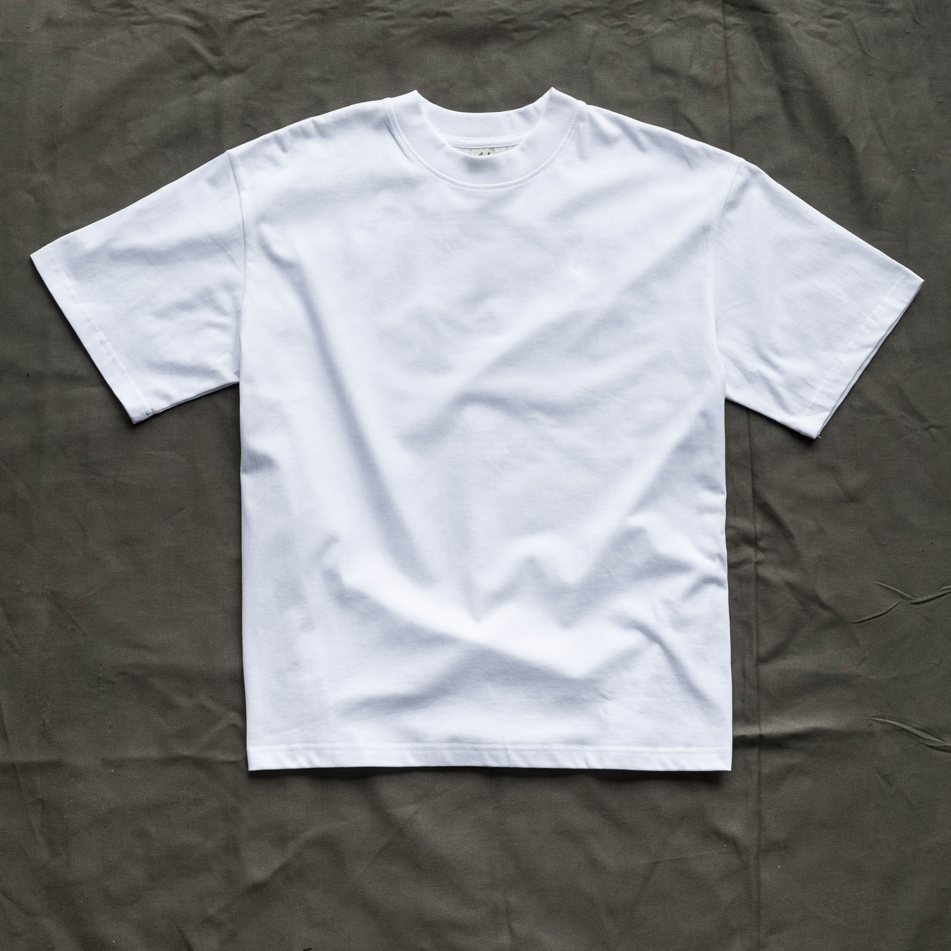 Áo thun cotton trơn màu Trắng | Salax Saler