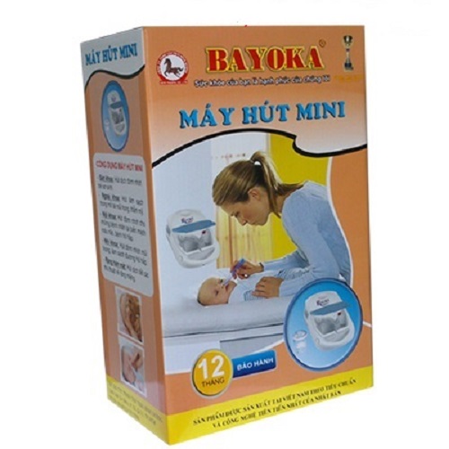 Máy hút mũi, hút đờm cho trẻ em Bayoka bảo hành 1 năm