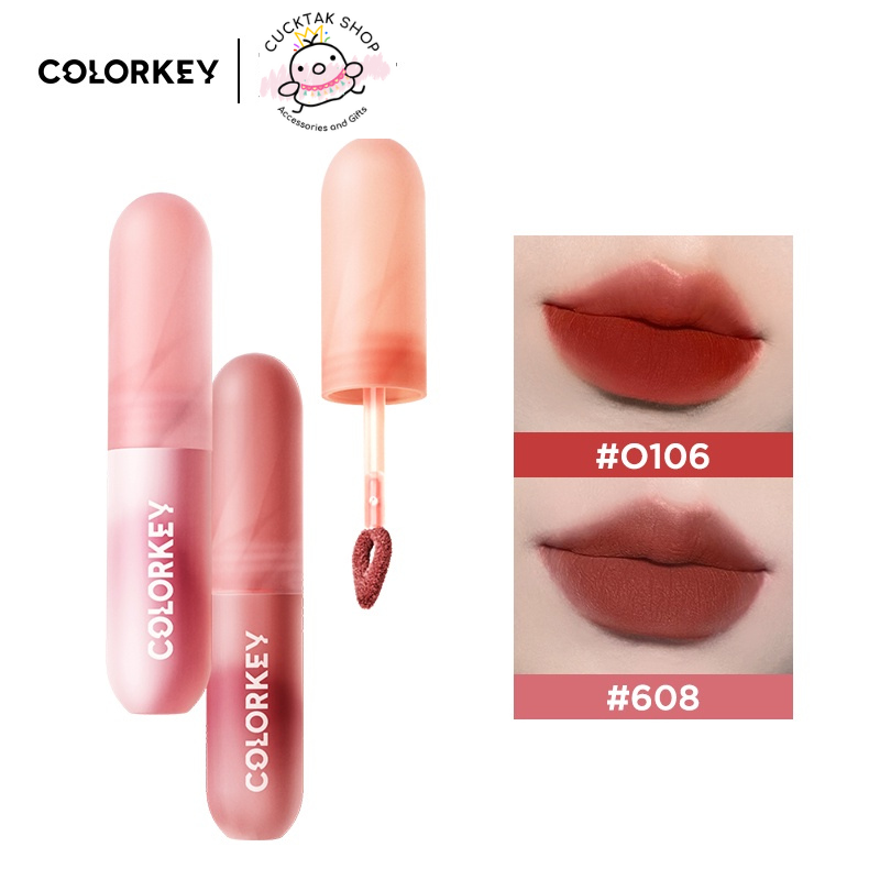 Son kem lì Colorkey Lip Mousse Lip Mud Màu Nhung Mờ Xinh Xắn 2g