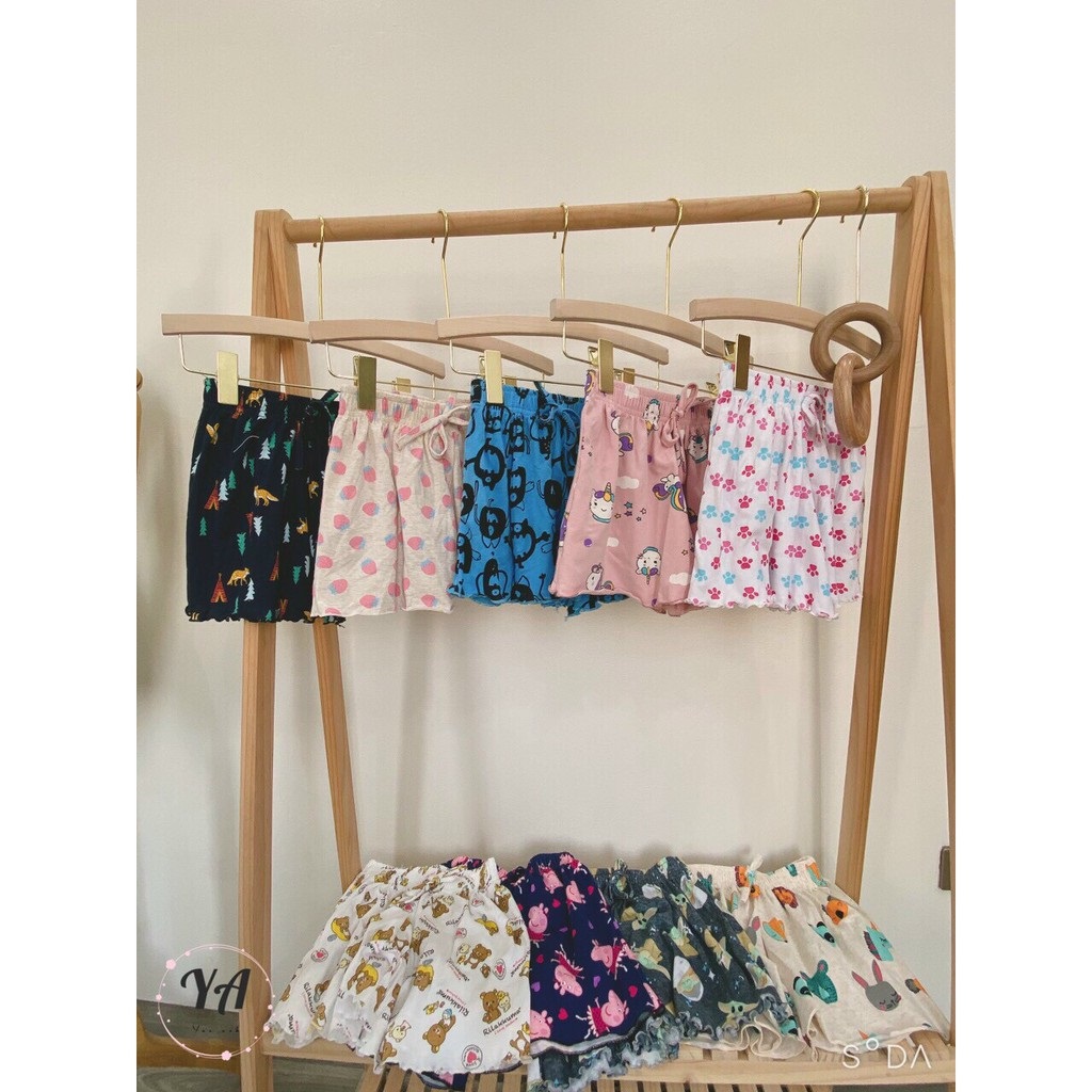 Quần đùi chất cotton Thái cute cho bạn Nữ