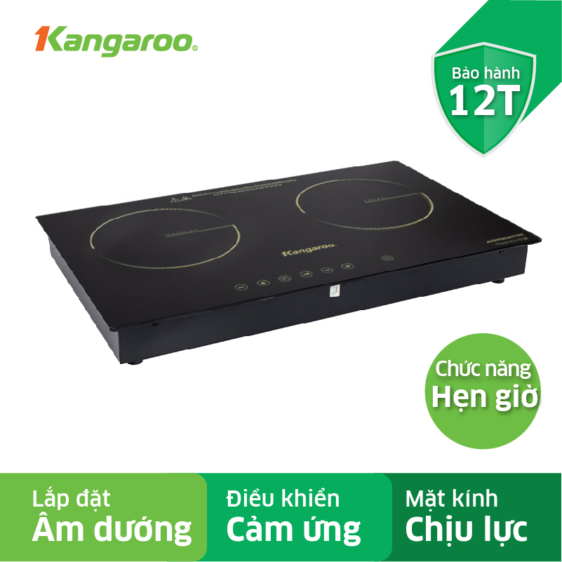 Bếp từ hồng ngoại lắp âm Kangaroo KG499N Công suất Từ 1300W - Hồng ngoại 1800W Chất liệu mặt bếp Kính chịu lực, chịu nhiệt Bảng điều khiển Cảm ứng,