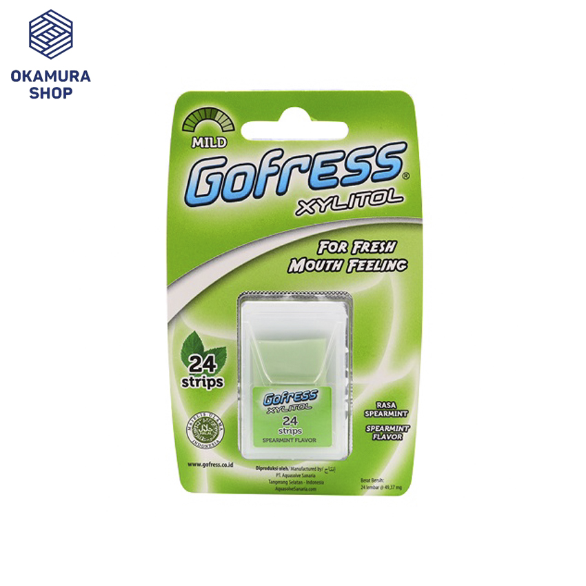 [HCM]Kẹo Lá Ngậm Thơm Miệng Gofress vị Bạc Hà