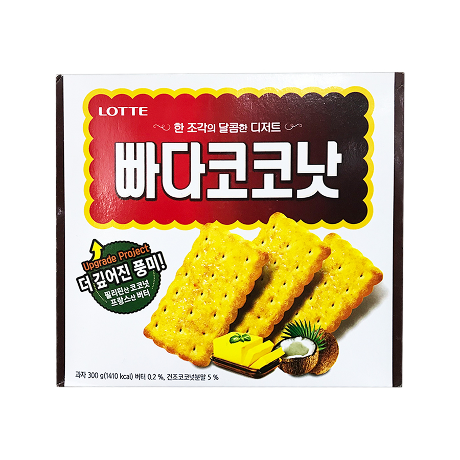 Bánh Bích Quy Lotte Bơ Dừa