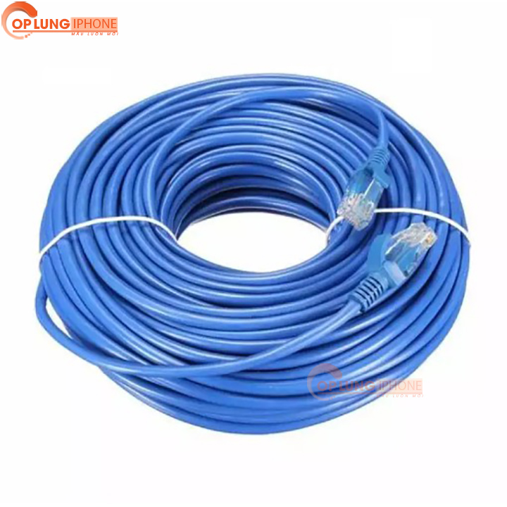 Cáp mạng internet/mạng lan cat 5e 5m 10m 15m 20m 25m 30m 2 đầu bấm sẵn dây mạng lan 30 mét đúc sẵn 2 đầu hạt mạng