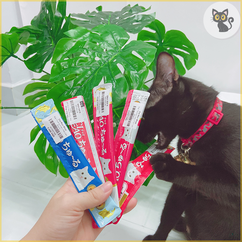 Súp thưởng Ciao Churu cho mèo mọi lứa tuổi, thơm ngon hấp dẫn, Shop Cat Mun