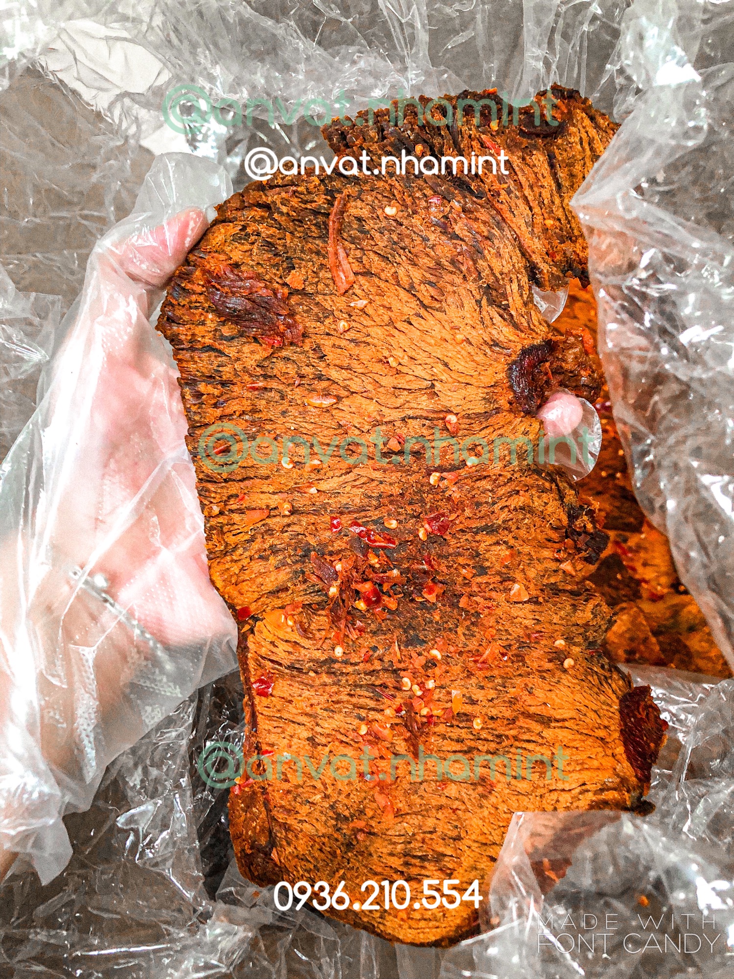 [100% thịt bò] 500gr BÒ KHÔ MIẾNG ĐÀ NẴNG - loại đặc biệt (ảnh thật)