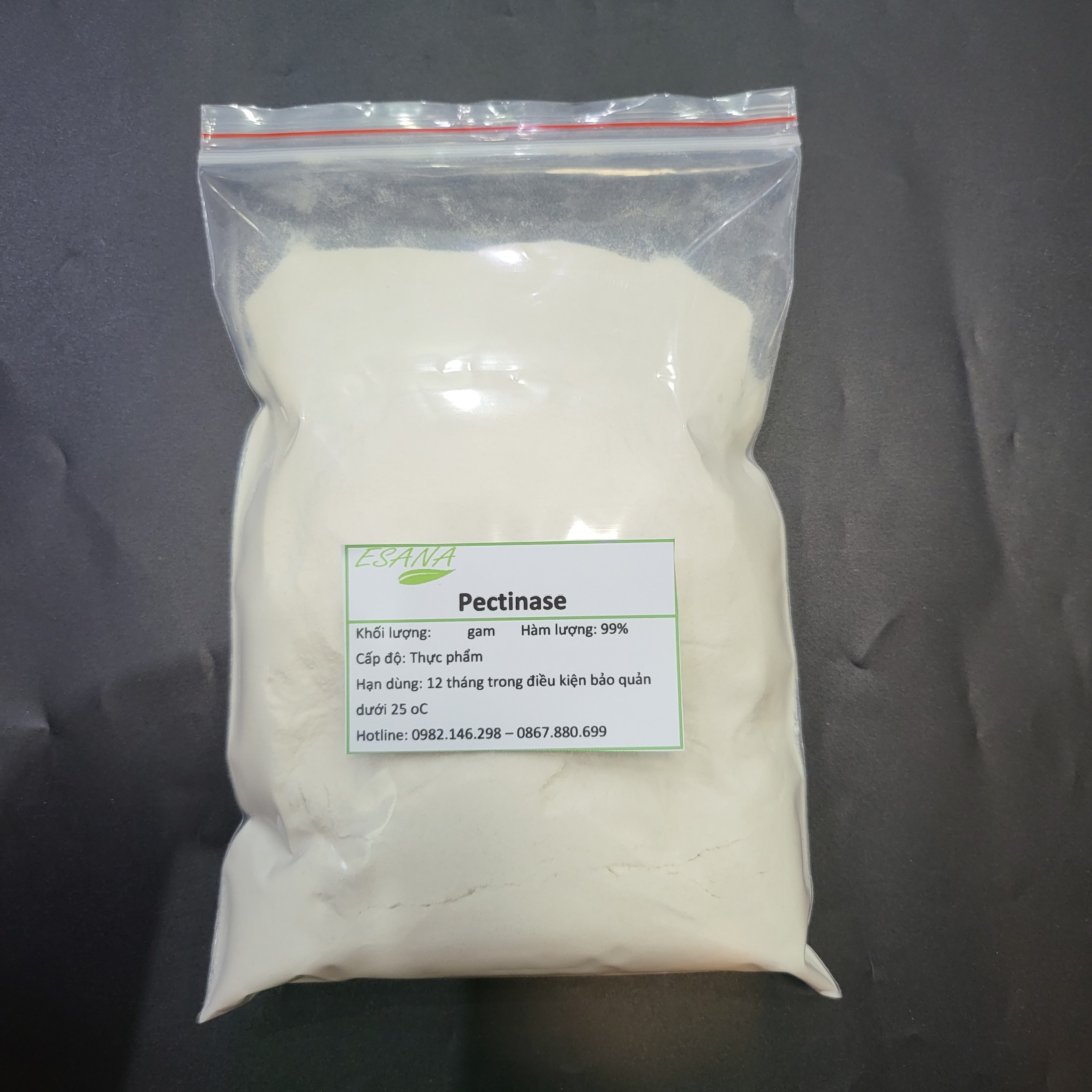 100g Enzyme Pectinase dùng trong thực phẩm (Enzym pectinase)