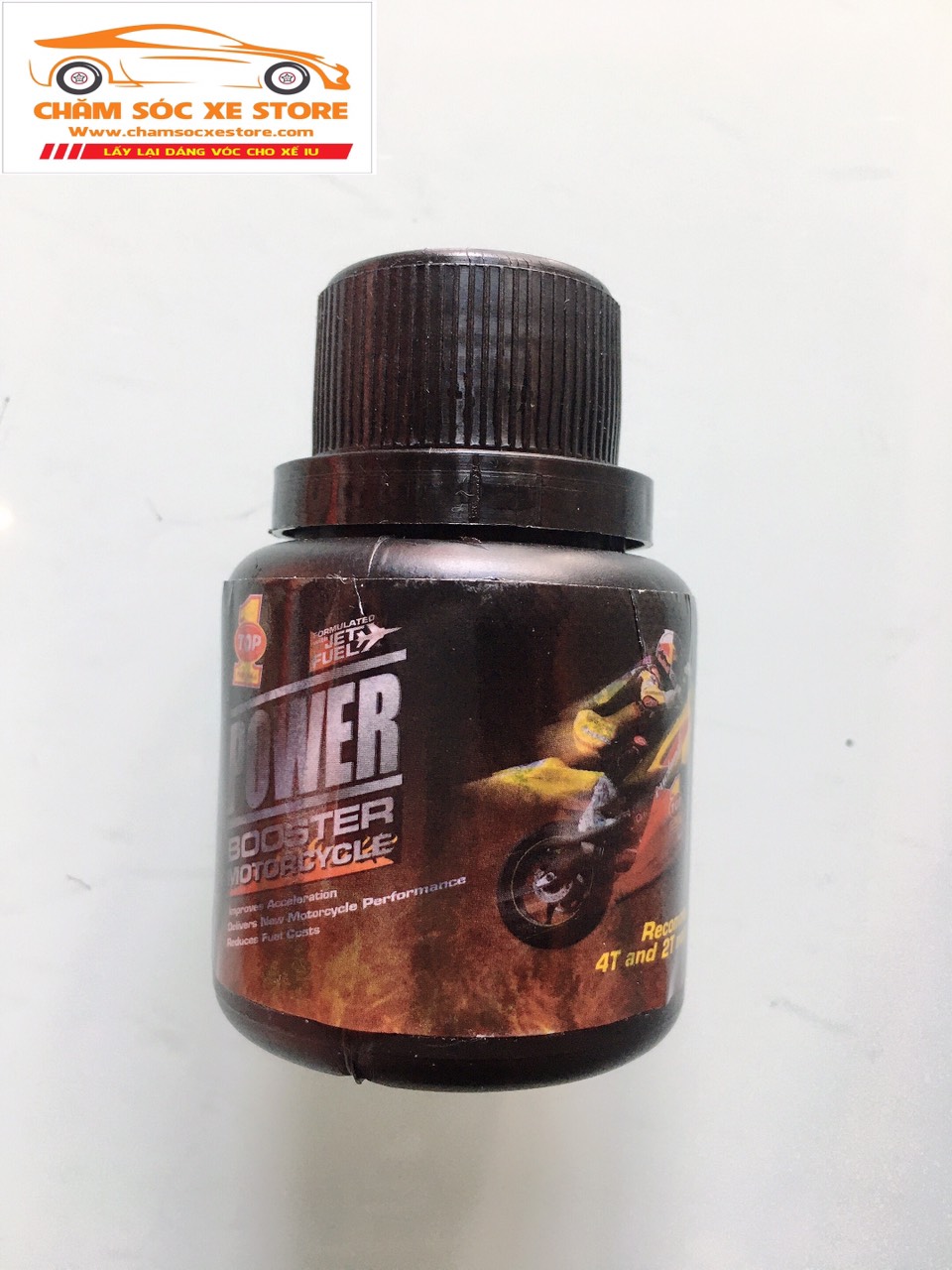 [HCM]Phụ gia vệ sinh buồng đốt xe máy TOP 1 Power Booster 50ml chamsocxestore