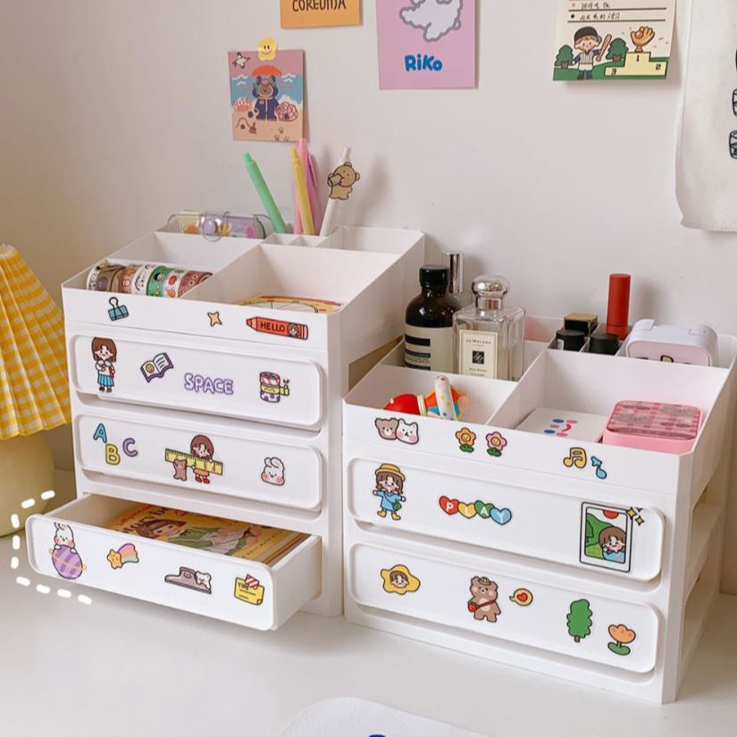 Tủ nhựa ngăn kéo đựng đồ để bàn Multifunction storage box | BCT003