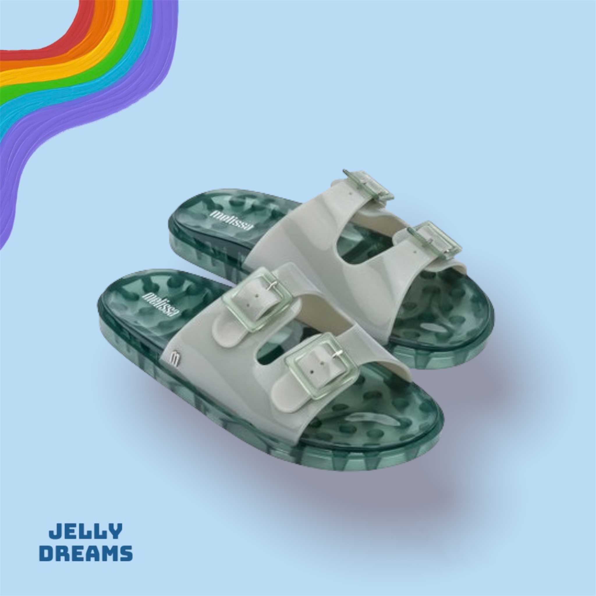 Dép nhựa thơm Melissa Wide