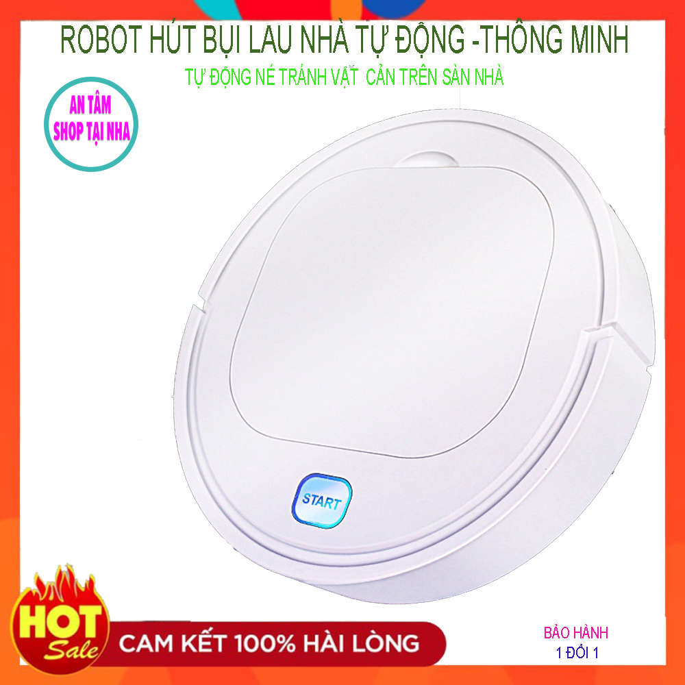 robot hút bụi tự động thông minh,robot hút bụi lau nhà ,tự động phát hiện khi gặp vật cản, dễ dàng làm sạch các vị trí như gầm giường tủ, robot vận hành êm ái không gây tiếng ồn ,bảo hành 1 đổi 1