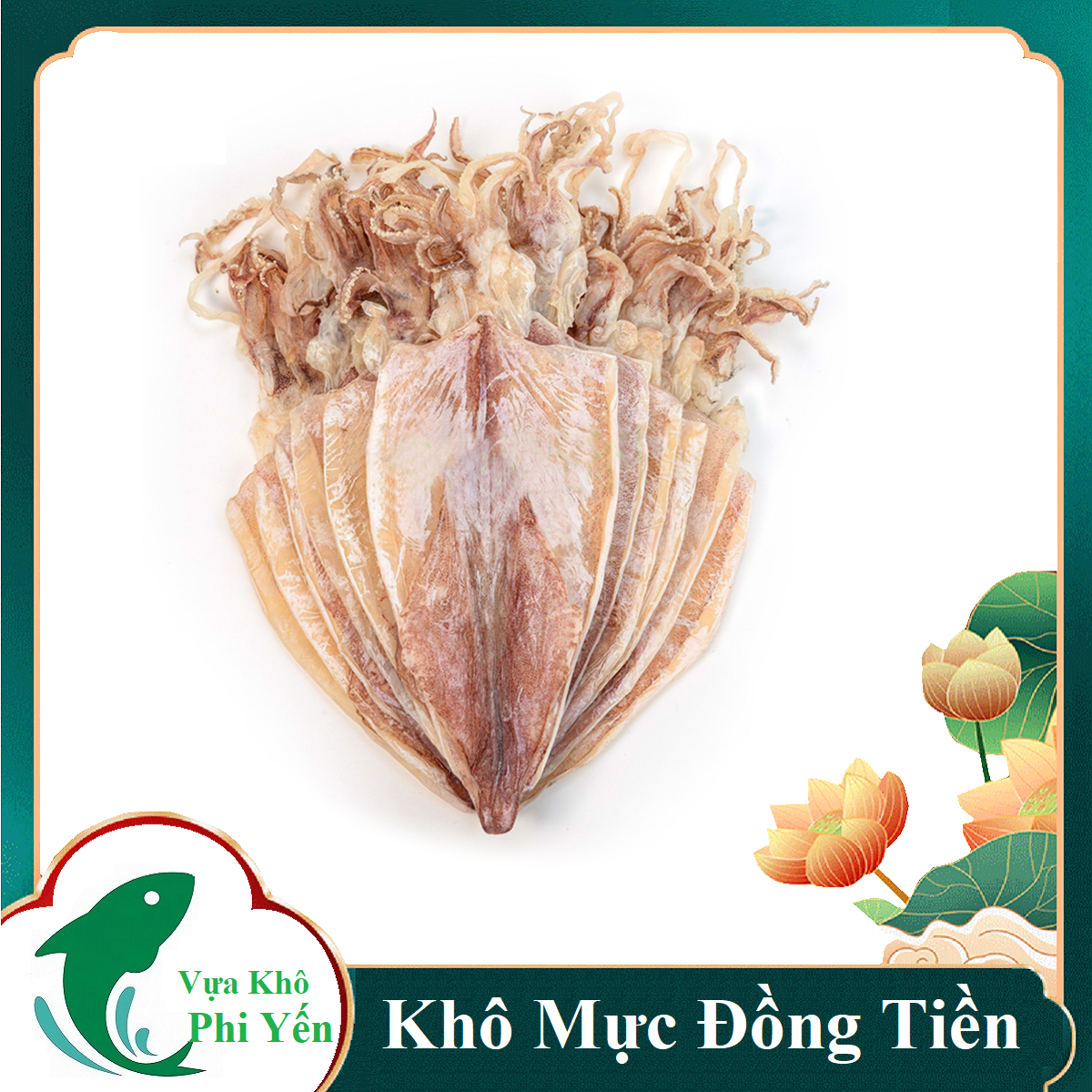Khô mực size mini ngon ngọt- đặc biiệt không mặn, không đen trọng lượng 1kg, 500gr, 100gr