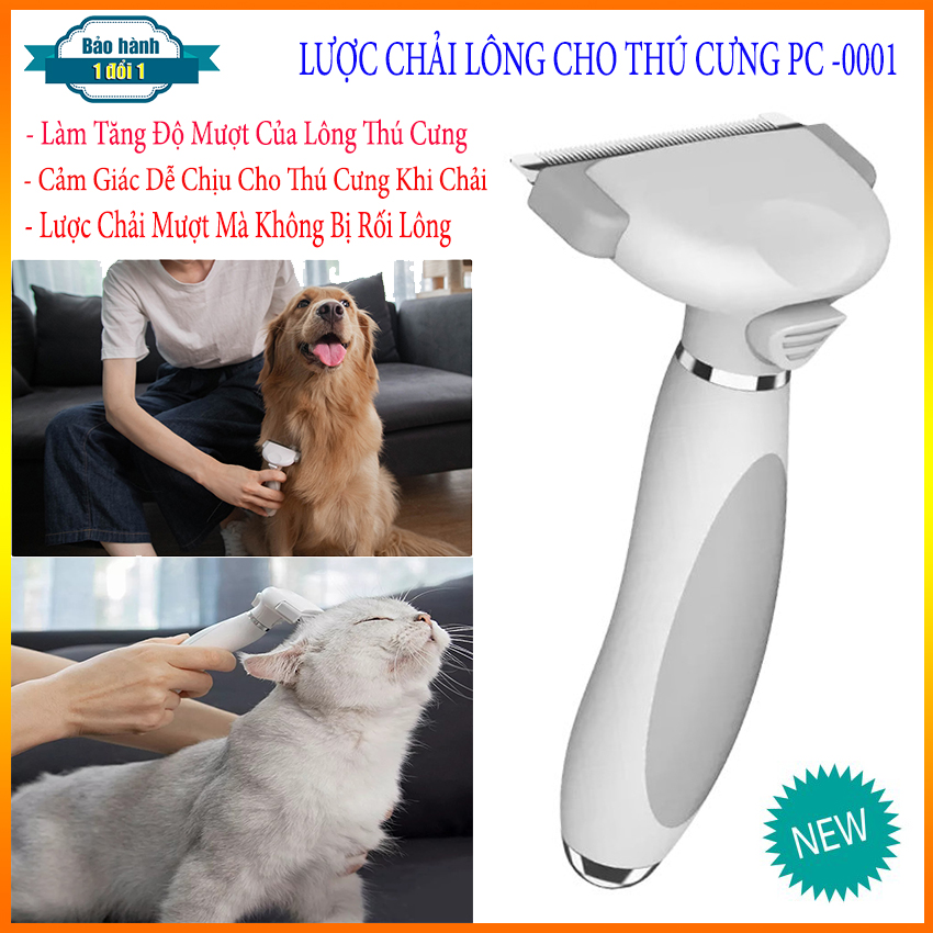 Lược Chải Lông Chó Mèo Cao Cấp XiaoMi Pawbby, Lược chải lông chó mèo. Dụng cụ cắt lông thú cưng thông minh cao cấp