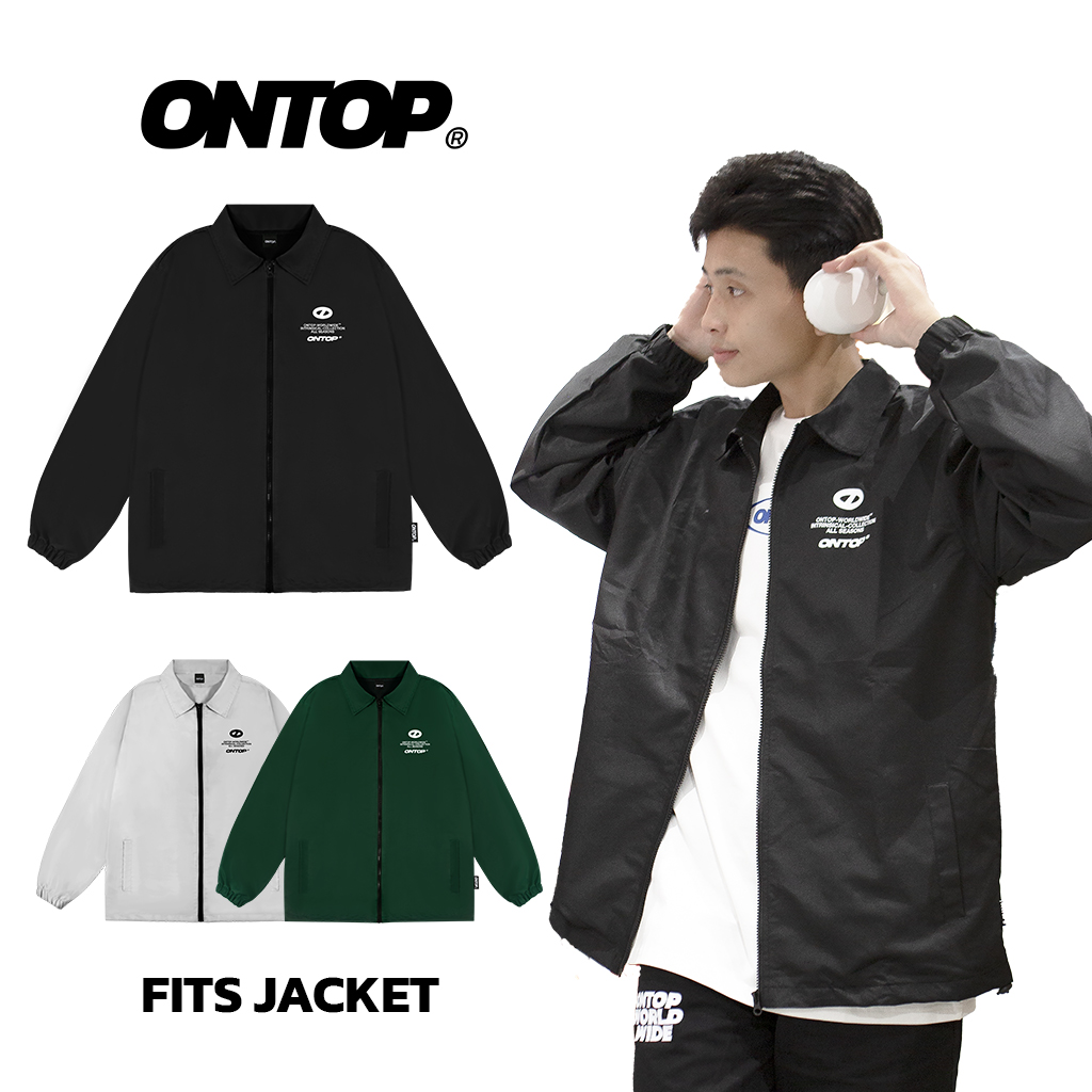 Áo khoác dù nam nữ form rộng jacket fits local brand ontop | o20-ak12