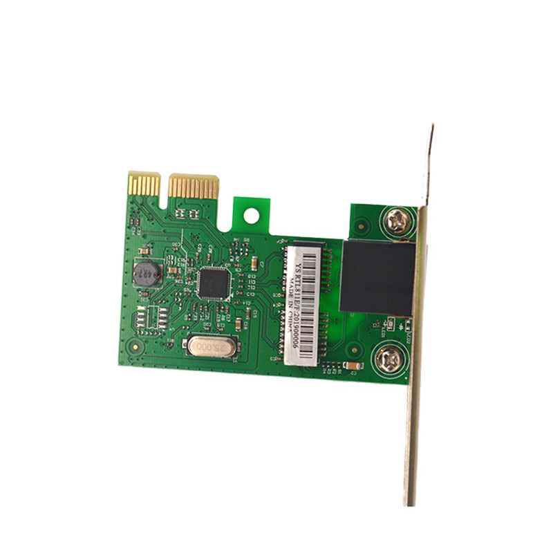 1 cái 1000Mbps Gigabit Ethernet Adapter PCI-E Card mạng màu xanh lá cây 101001000M RJ-45 RJ45 LAN Adapter chuyển đổi mạng điều khiển
