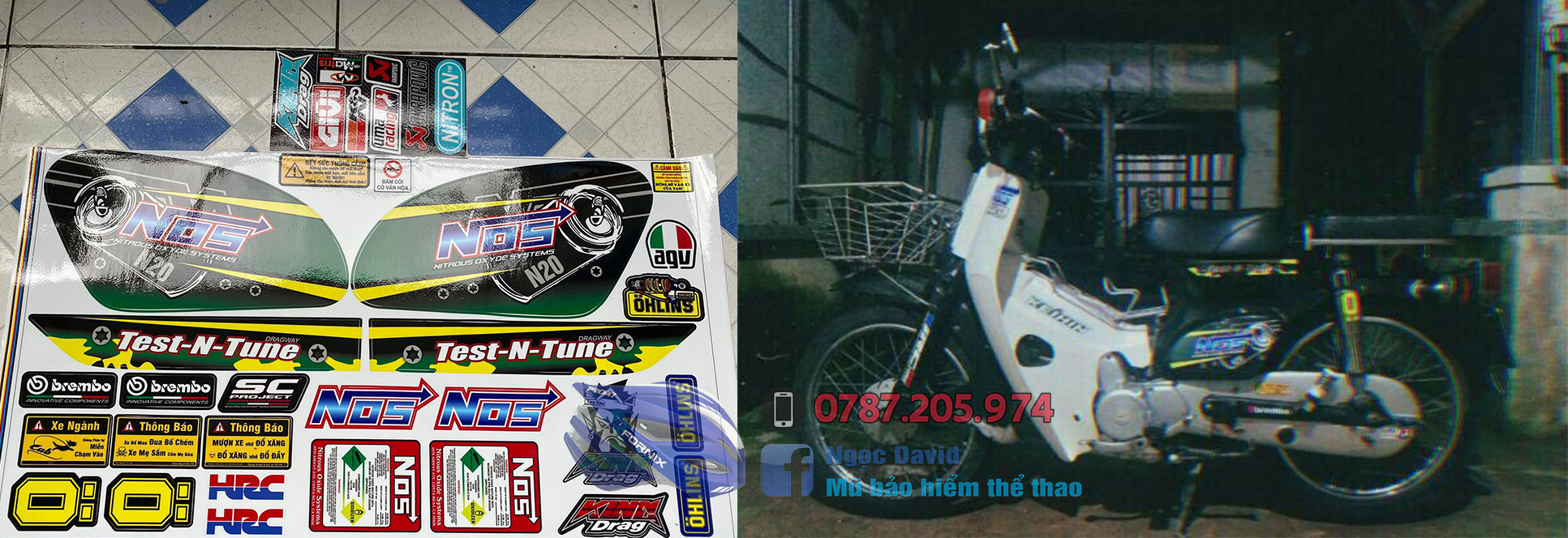 [HCM]TEM RỜI CUB 81 CŨ NOS XANH LÁ